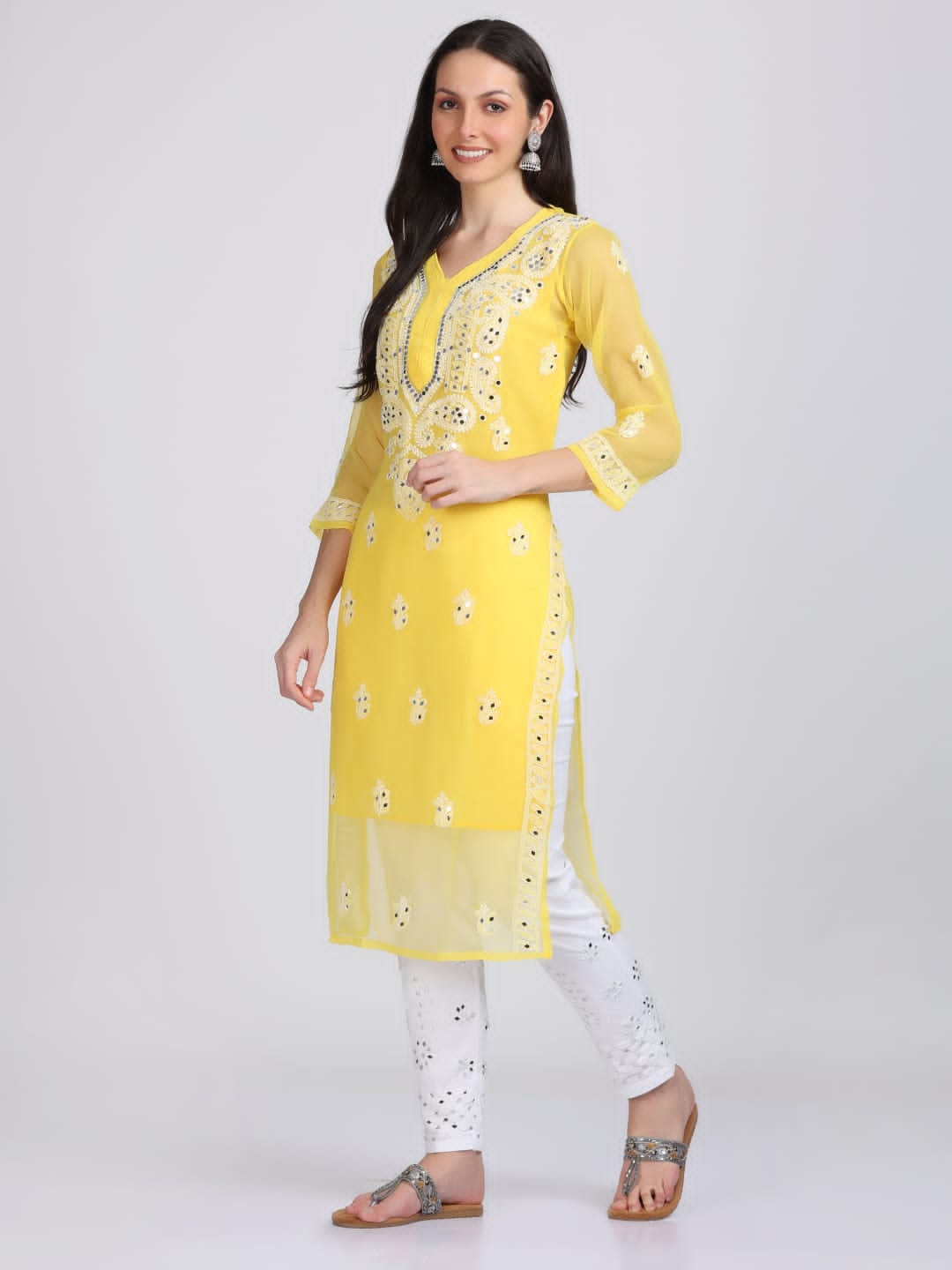 Mirror Gala Booti Kurti